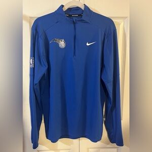 Nike Running Official NBA Orlando Magic Court Side Performance 1/2 Zip Top (M)